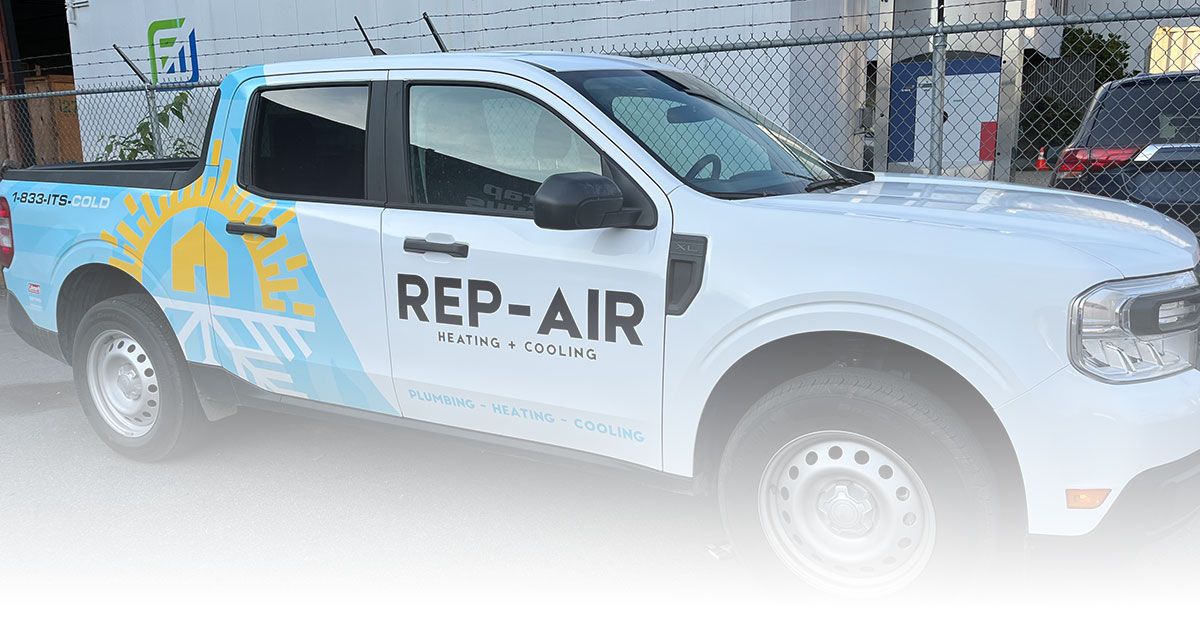 Image of Rep-Air truck parked in Abbotsford
